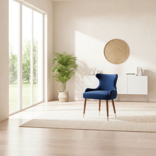 Roundhill Furniture Lindale Mid-century Modern Velvet Accent Chair
